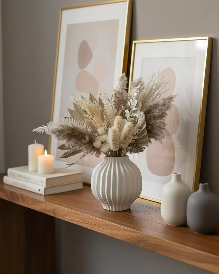 Soft Horizon - Dried Flowers Arrangement