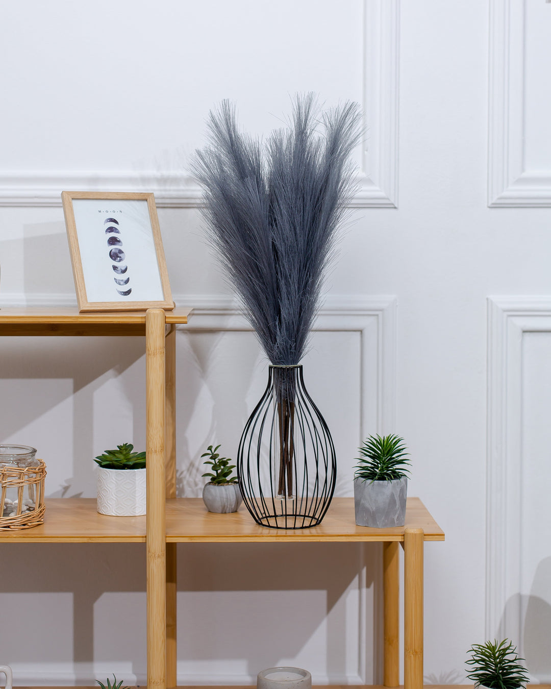 FAUX PAMPAS GRASS - Black